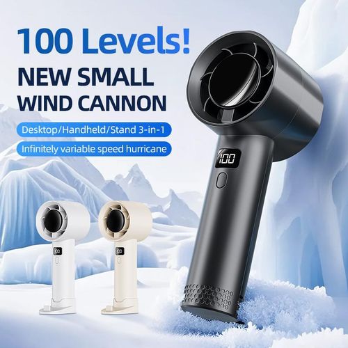 1 (7) Small Wind Cannon 100 Levels High Speed Handheld Fan Price in Bangladesh | Ultra Tech Gadget World BD - Image 5