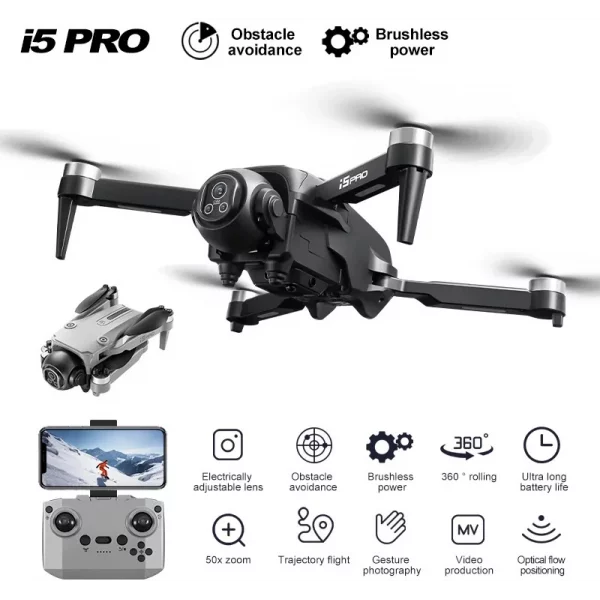 419160_600X600 I5 Pro 4K Brushless Drone Camera Price in Bangladesh | FLYX i5 Pro Drone | Ultra Tech Gadget World BD - Image 2