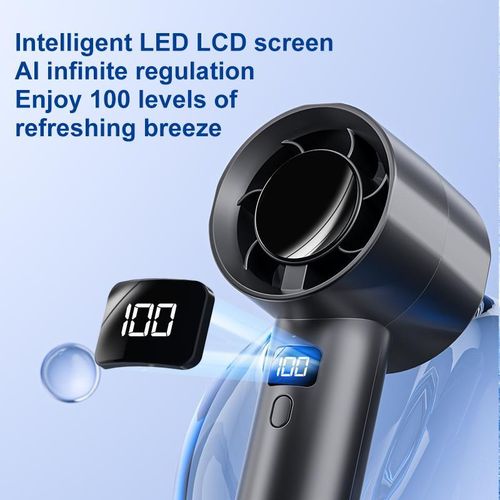 5 (3) Small Wind Cannon 100 Levels High Speed Handheld Fan Price in Bangladesh | Ultra Tech Gadget World BD - Image 2