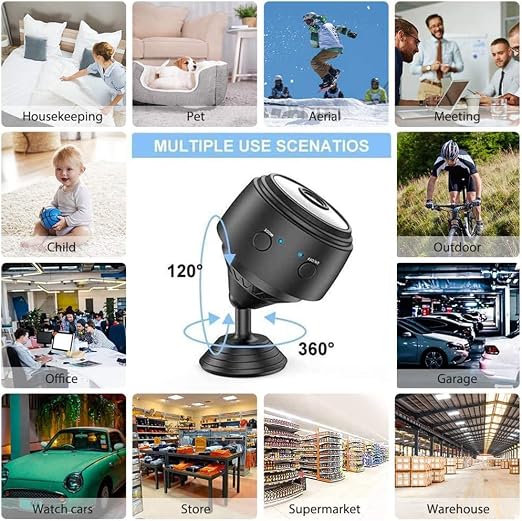 71pppu8cbnL._AC_SX522_ Keep an Eye on What Matters – Smart Mini Security Camera - Image 2