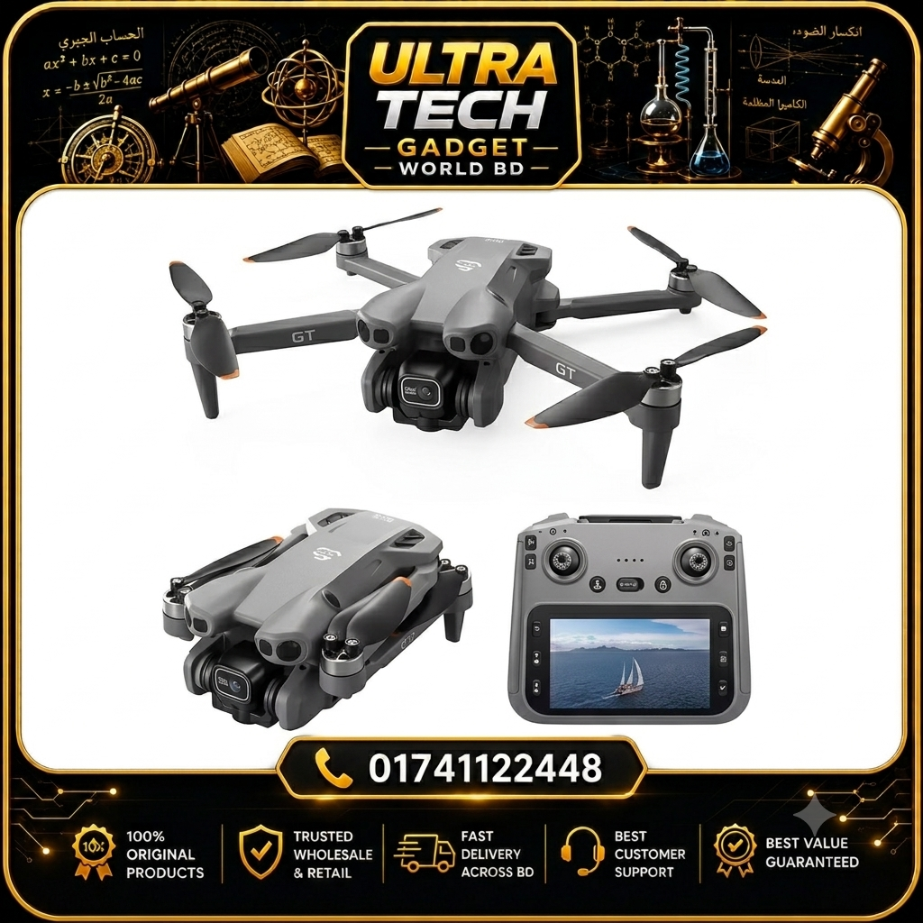 GT50 Smart RC Drone | Foldable HD Camera Drone | Ultra Tech Gadget World BD