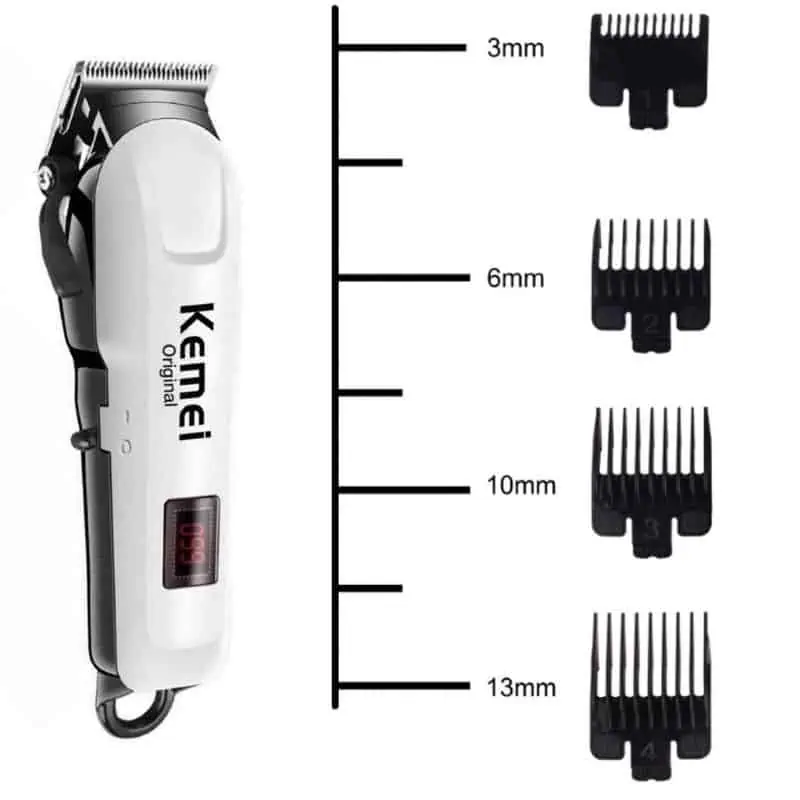 kemei km 809a digital electric rechargeable professional hair clipper trimmer 4 kemei km 809a digital electric rechargeable professional hair clipper trimmer 4