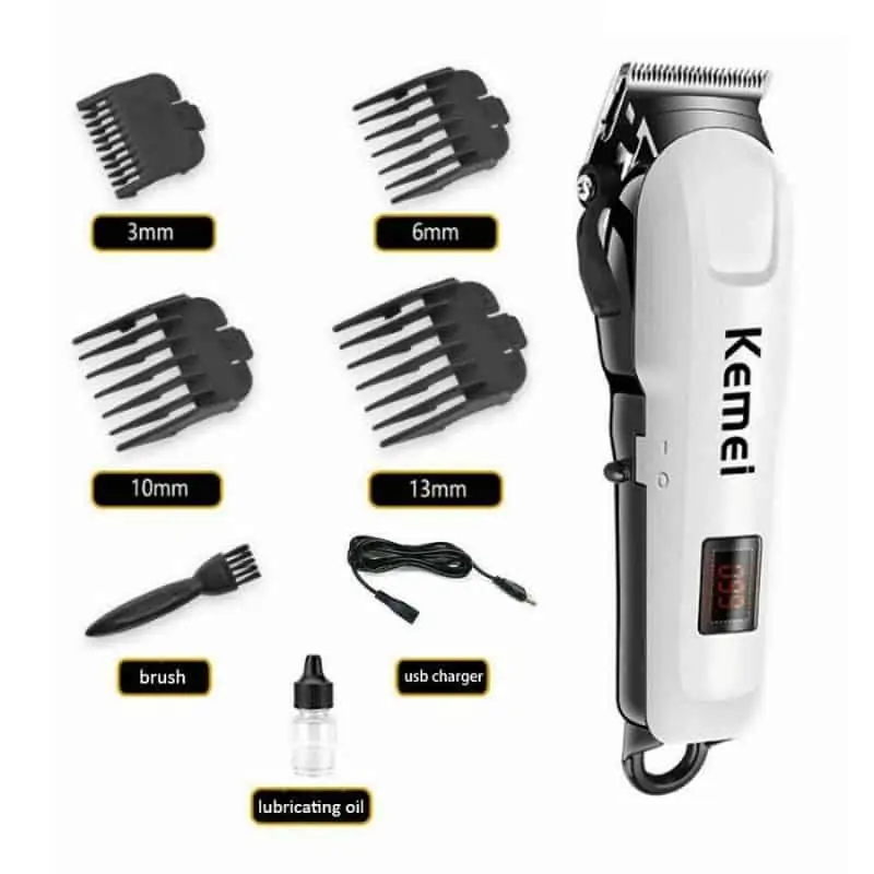 kemei km 809a digital electric rechargeable professional hair clipper trimmer 5 kemei km 809a digital electric rechargeable professional hair clipper trimmer 5